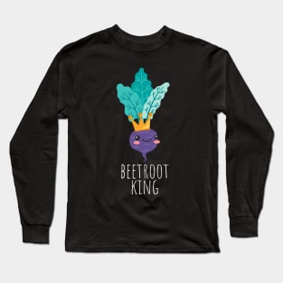 Beetroot King Cute Long Sleeve T-Shirt